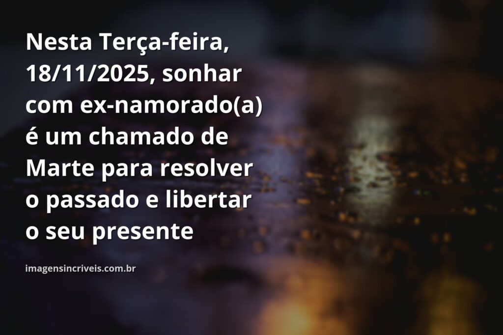 Cena noturna, surreal e abstrata, simbolizando as memórias de um ex-namorado(a) na interpretação de sonhos para 18/11/2025.