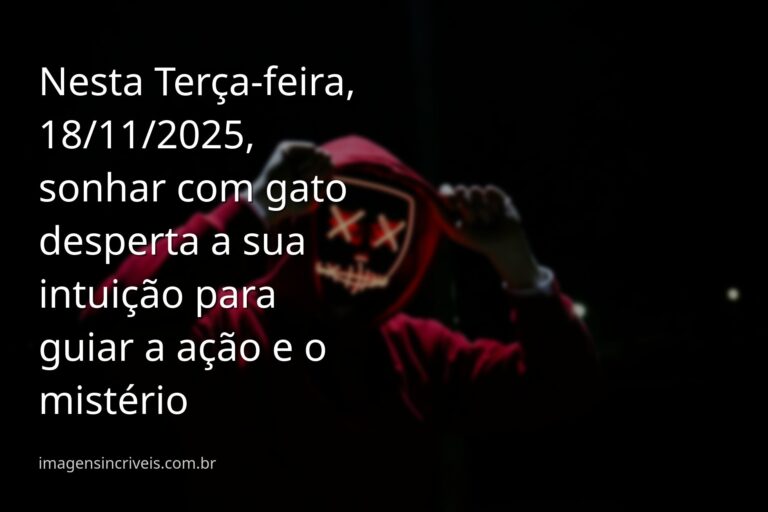 Cena noturna, surreal e abstrata, com a silhueta de um gato se formando nas estrelas, simbolizando o sonho de 18/11/2025.