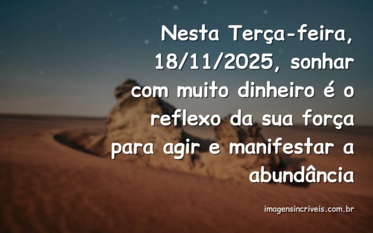 Cena noturna, surreal e abstrata, com luzes flutuantes simbolizando a interpretação de sonhar com muito dinheiro no dia 18/11/2025.