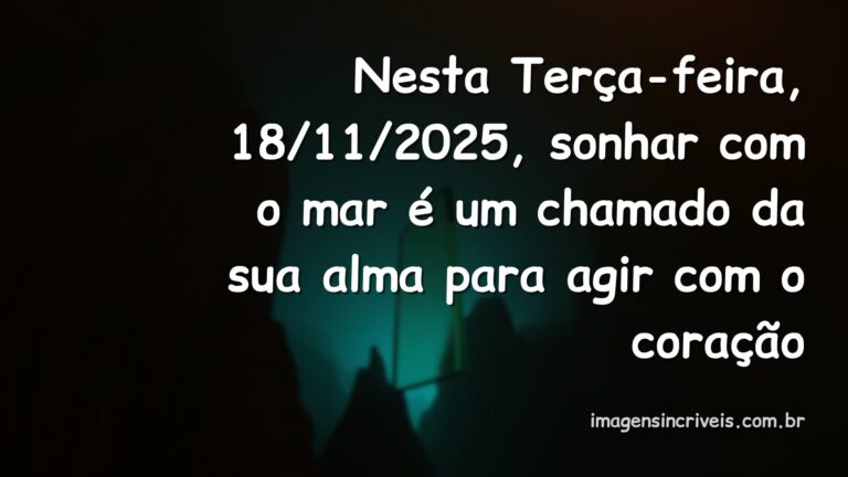 Cena noturna, surreal e abstrata de um oceano onírico, ilustrando a interpretação do sonho com o mar para 18 de novembro de 2025.