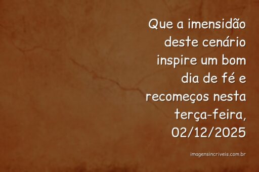 Céu vasto e águas tranquilas refletindo a luz da manhã, evocando um sentimento de paz e fé renovada para o início do mês.