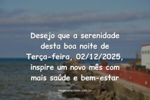 Céu noturno sereno sobre um corpo d'água calmo, refletindo a luz suave, evocando paz e renovação para a saúde.