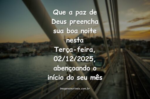 Céu sereno ao entardecer sobre um lago calmo, refletindo a paz de uma mensagem evangélica de boa noite e começo de mês.